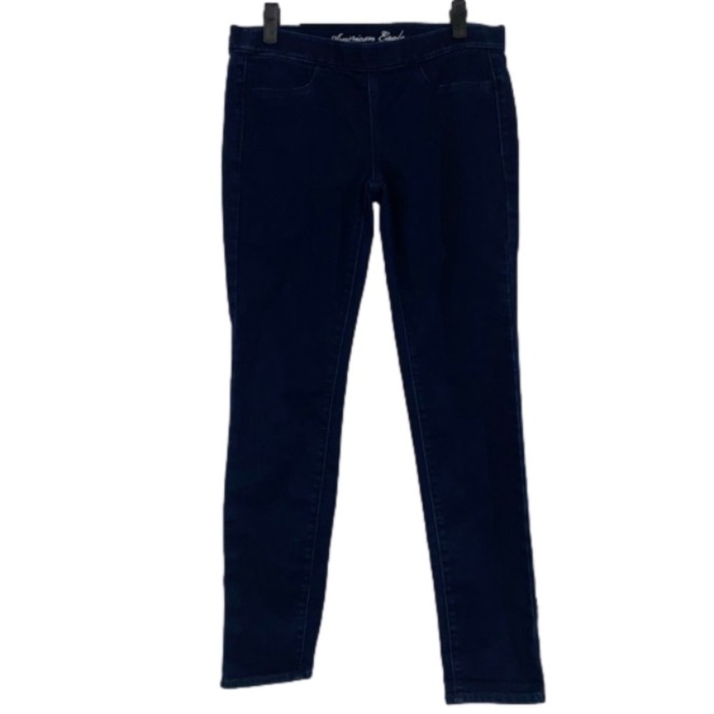 Women's American Eagle AEO Blue Jeggings Size 8 Excellent Condition